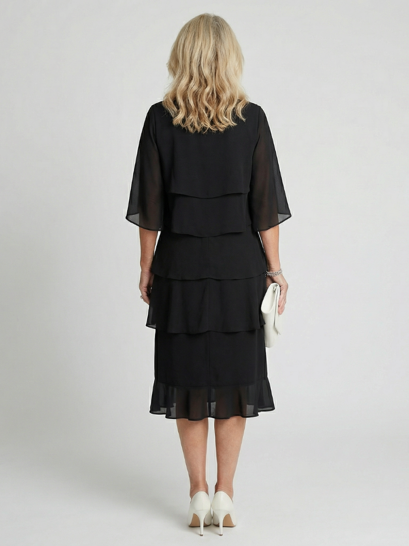 P|H - Ruffled Midi Dress Margaux