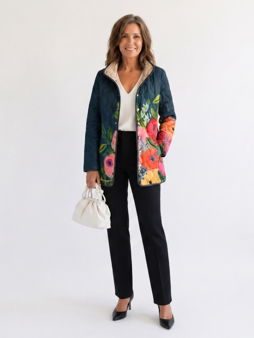 P|H - Printed Quilted Jacket Donna