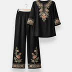 P|H - Embroidered Tunic And Pants Set Susan