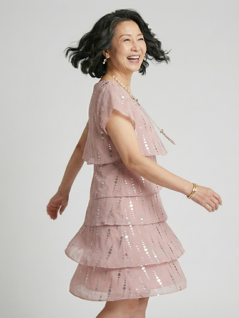 P|H - Polka Dot Knee-Length Dress Makena