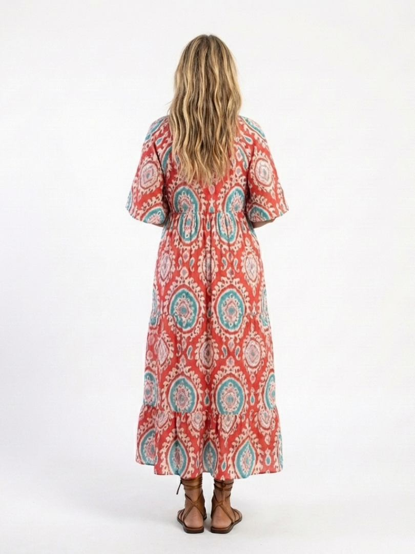 P|H - Paisley Print Midi Dress Zaria