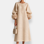 P|H - Rosette Cuff Midi Dress Grace
