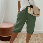 P|H - Drawstring Capri Shorts Camille