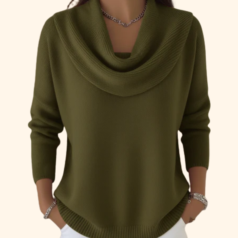 P|H - Draped Cowl Neck Sweater Eleanor