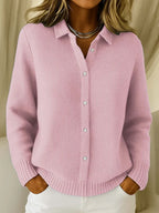 P|H - Collared Waffle Knit Sweater Dorothy