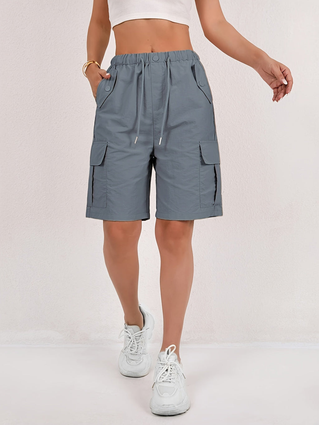P|H - Lightweight Quick-Dry Cargo Shorts Daisy