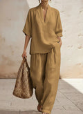 P|H - Effortless Linen Two-Piece Set Lilly
