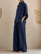 P|H - Relaxed Batwing Two-Piece Set Carol