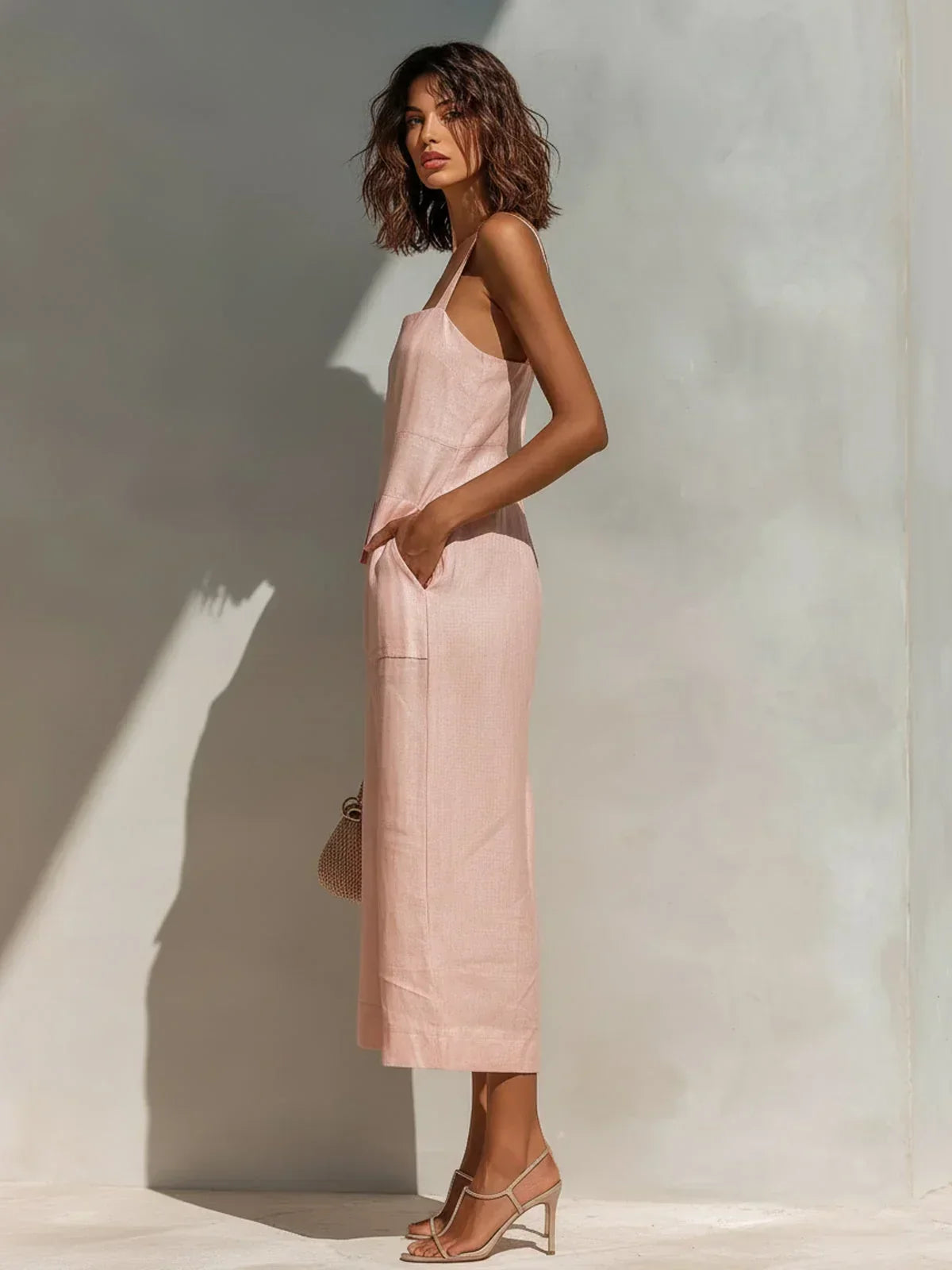 P|H - Square Neck Wide Leg Jumpsuit Sharon