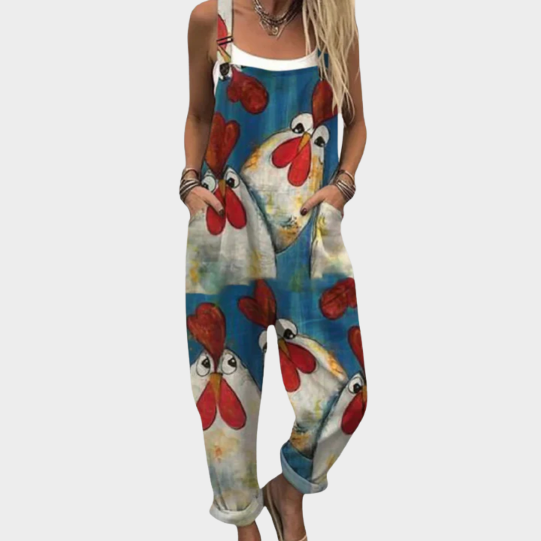 P|H - Comfortable Printed Overall Noémie