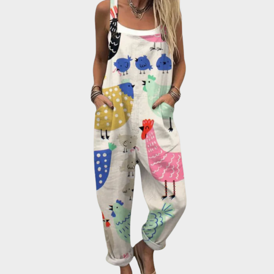 P|H - Comfortable Printed Overall Joëlle