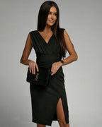 P|H - Slit Dress Violette