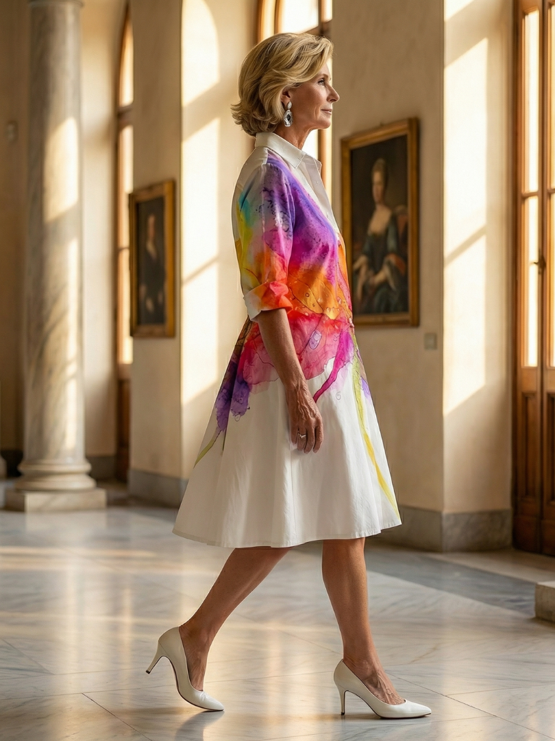 P|H - Painted Garden Dress Ulyssa