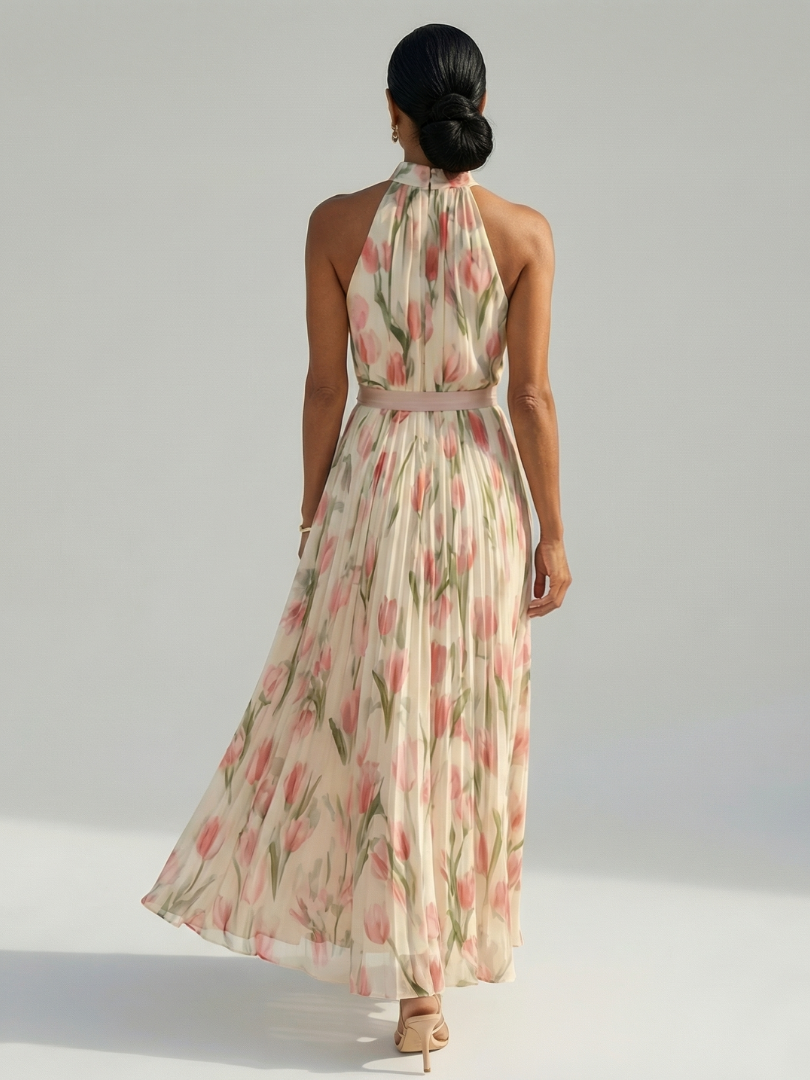 P|H - Floral Halter Midi Dress Emma