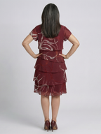 P|H - Abstract Composed Knee-Length Dress Alani