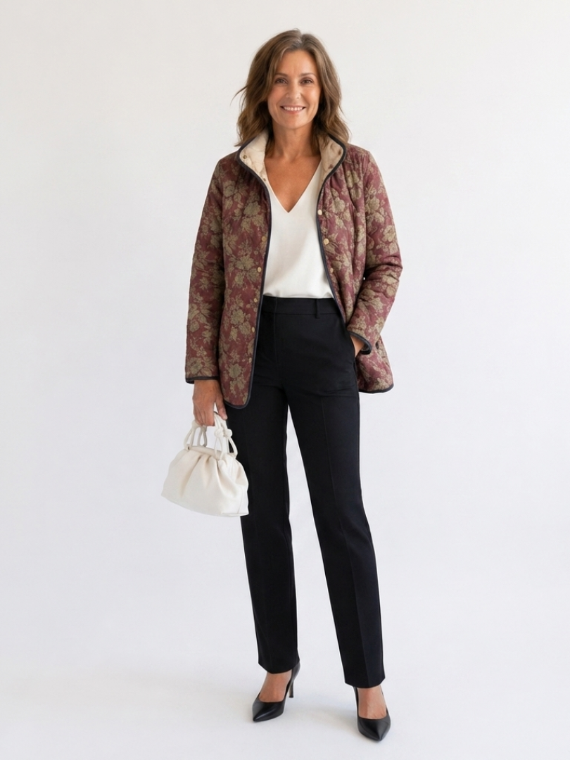 P|H - Printed Quilted Jacket Donna