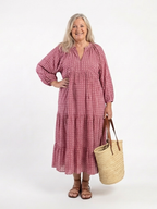 P|H - Geometric Print Midi Dress Arlette