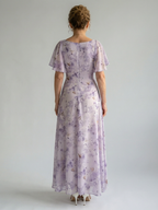 P|H - Flutter Sleeve Midi Dress Audrey