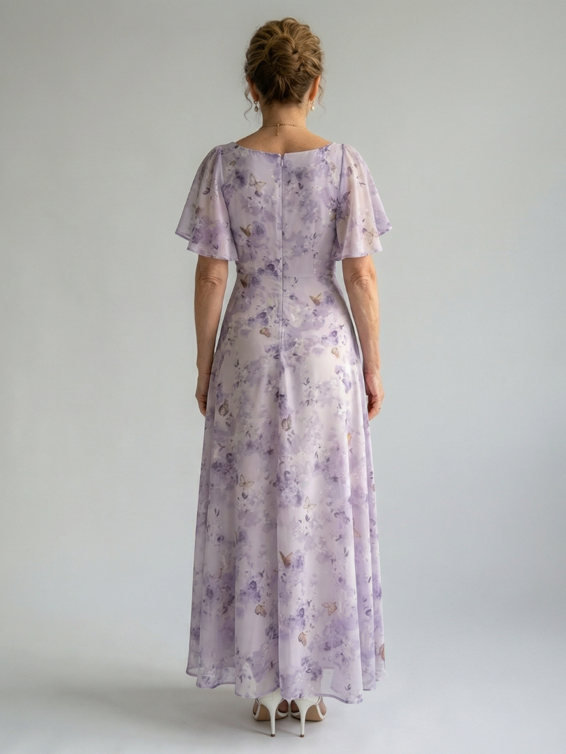 P|H - Flutter Sleeve Midi Dress Audrey