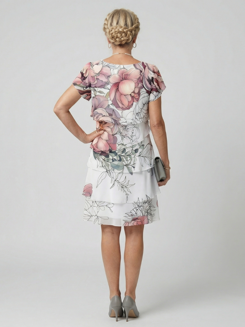 P|H - Clean Floral Knee-Length Dress Kualani