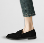P|H - Retro Suede Penny Loafers Ruth