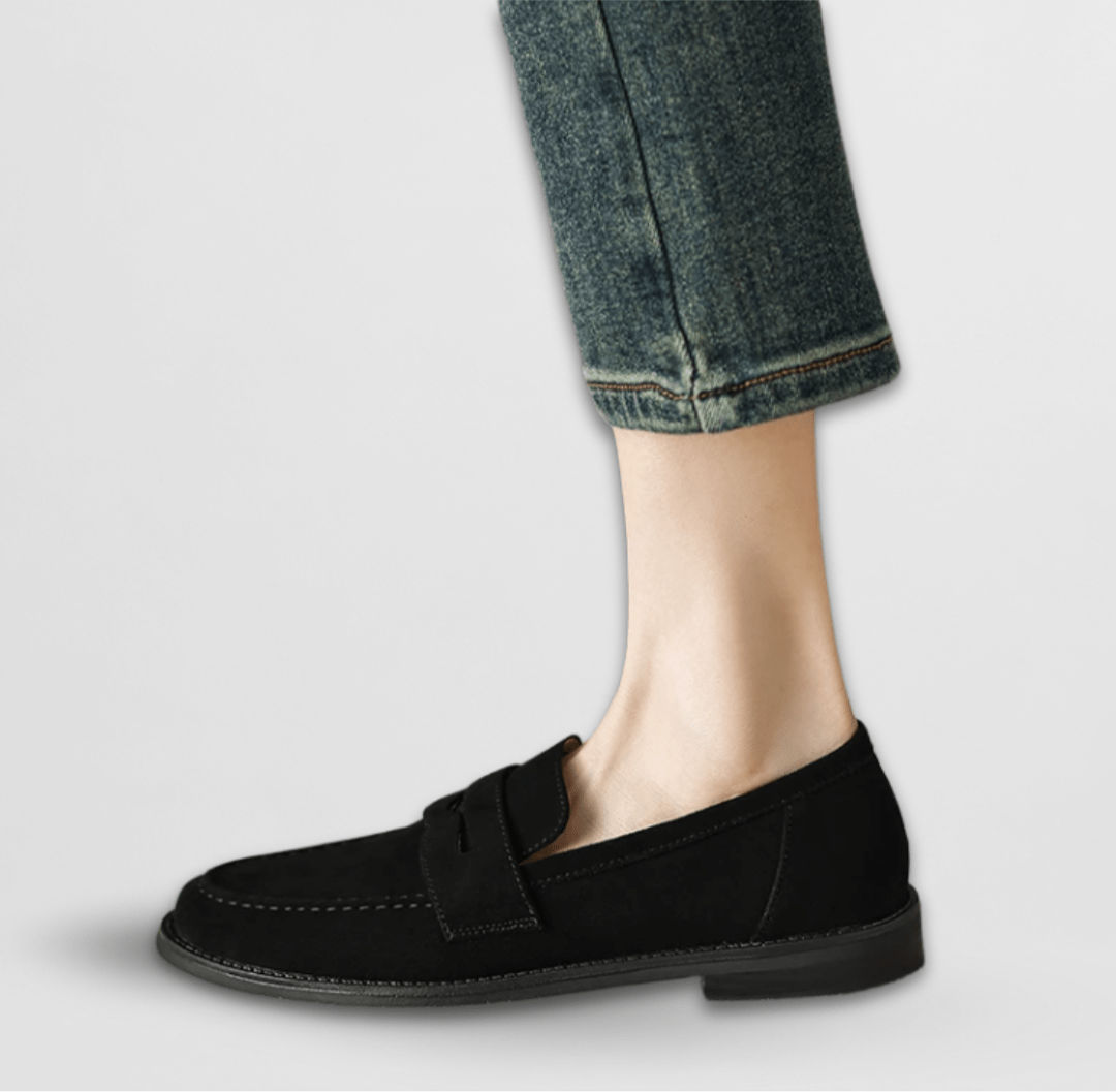 P|H - Retro Suede Penny Loafers Ruth