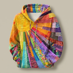 P|H - Quilted Sunburst Patchwork Hoodie Cynthia