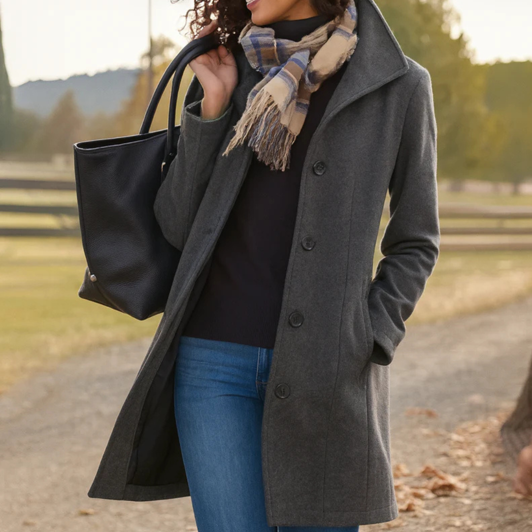 P|H - Classic Single-Breasted Coat Joyce