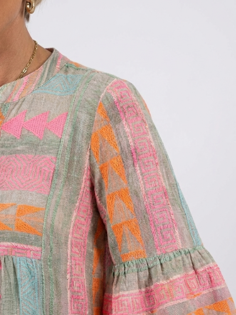 P|H - Geometric Print Dress Maelle