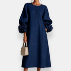 P|H - Rosette Cuff Midi Dress Grace
