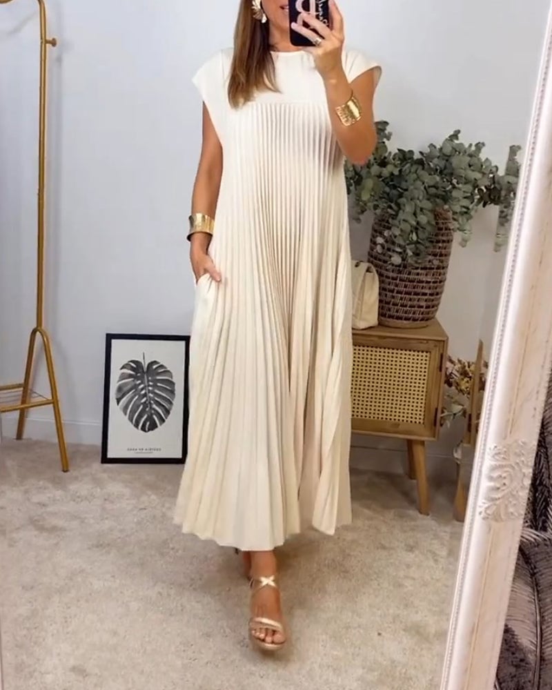 P|H - Pleated Dress Iris