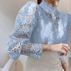 P|H - Long Sleeve Lace Detail Shirt Tove