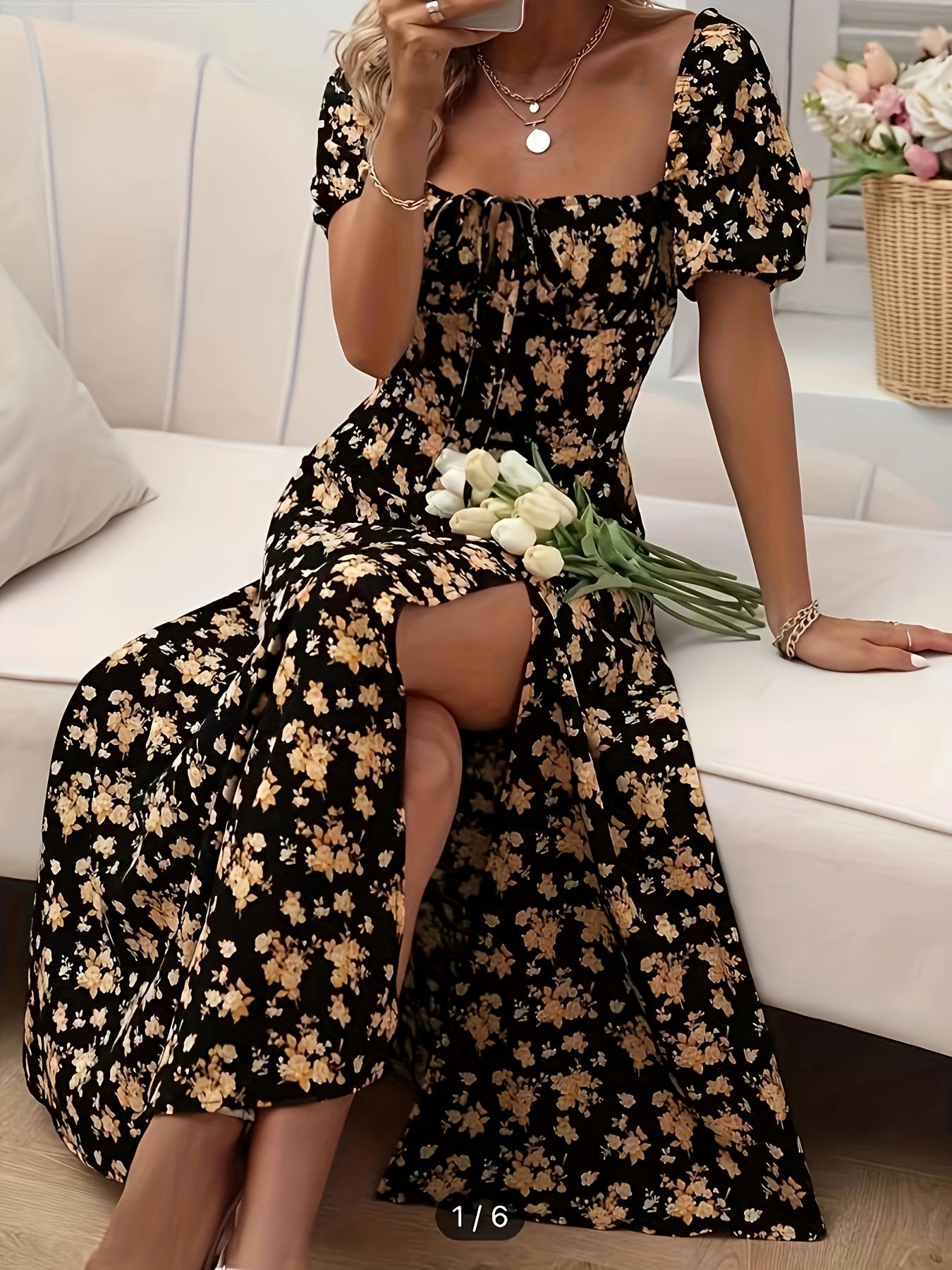 P|H - Floral Dress Chloé
