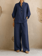 P|H - Relaxed Batwing Two-Piece Set Carol