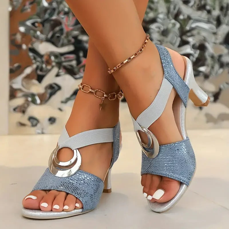 P|H - Cushioned Slingback Heel Sandals Evelyn