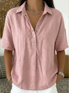 P|H - Elegant Linen Blouse Cynthia