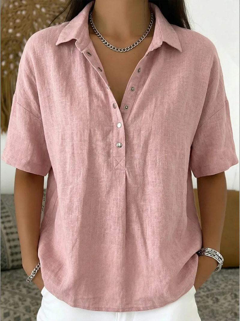 P|H - Elegant Linen Blouse Cynthia