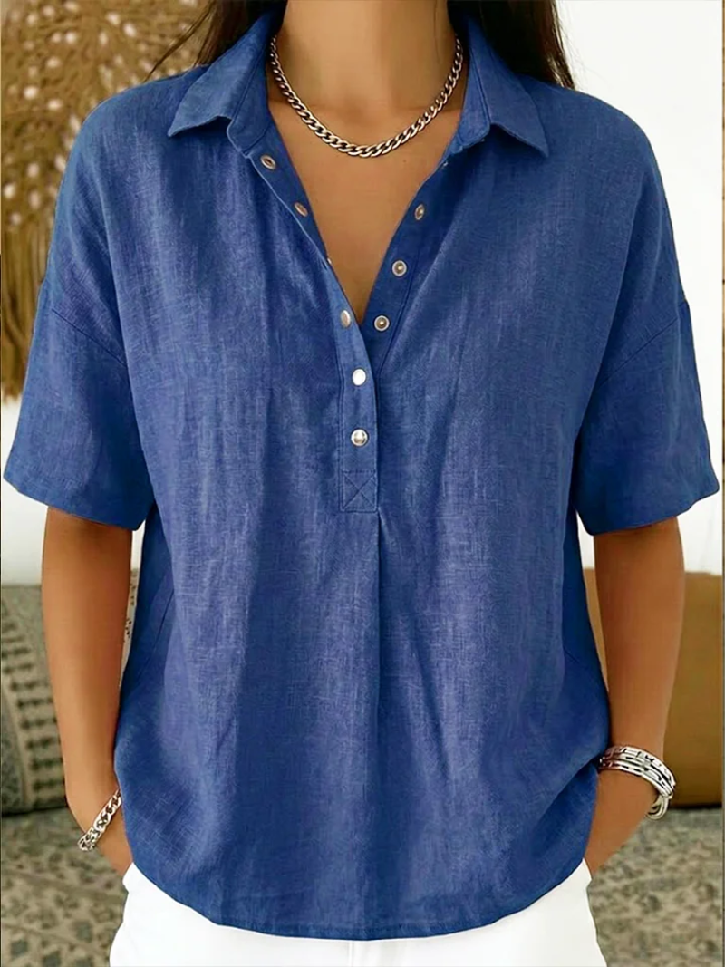 P|H - Elegant Linen Blouse Cynthia