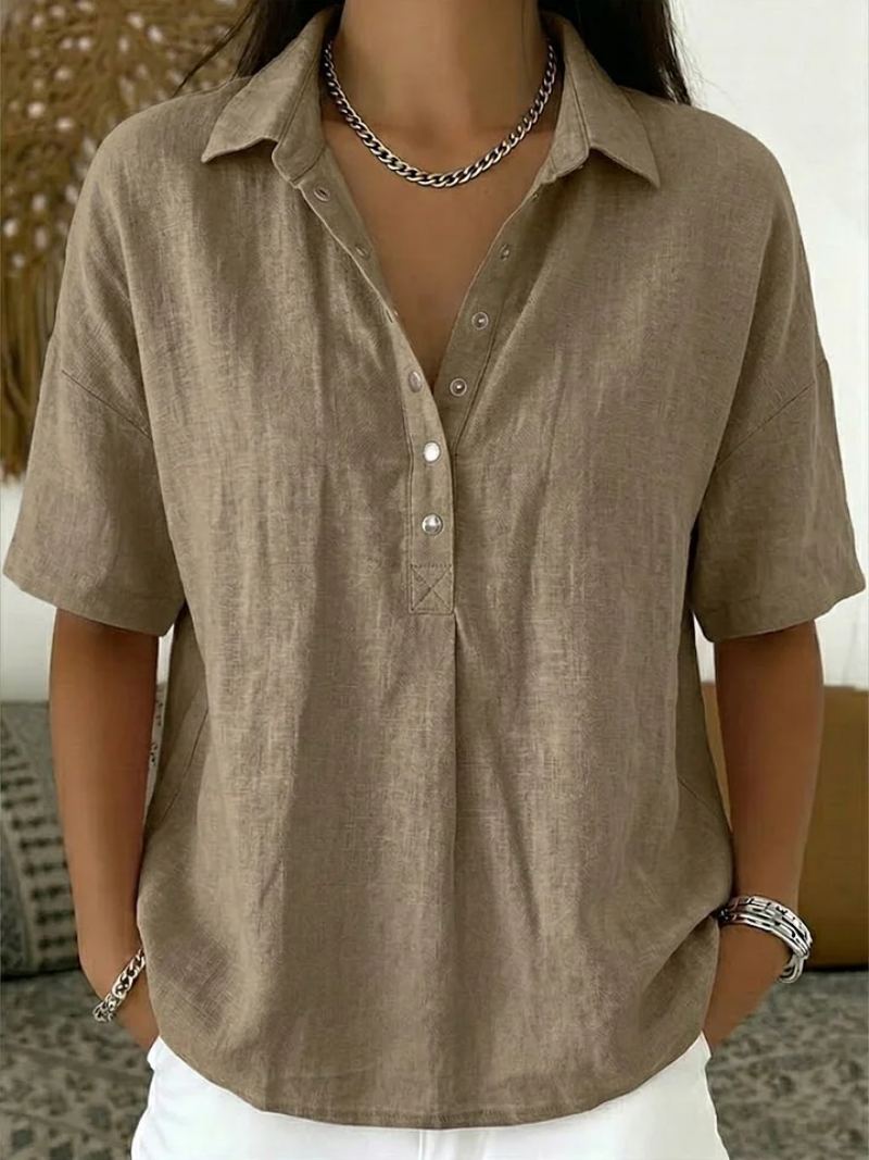 P|H - Elegant Linen Blouse Cynthia