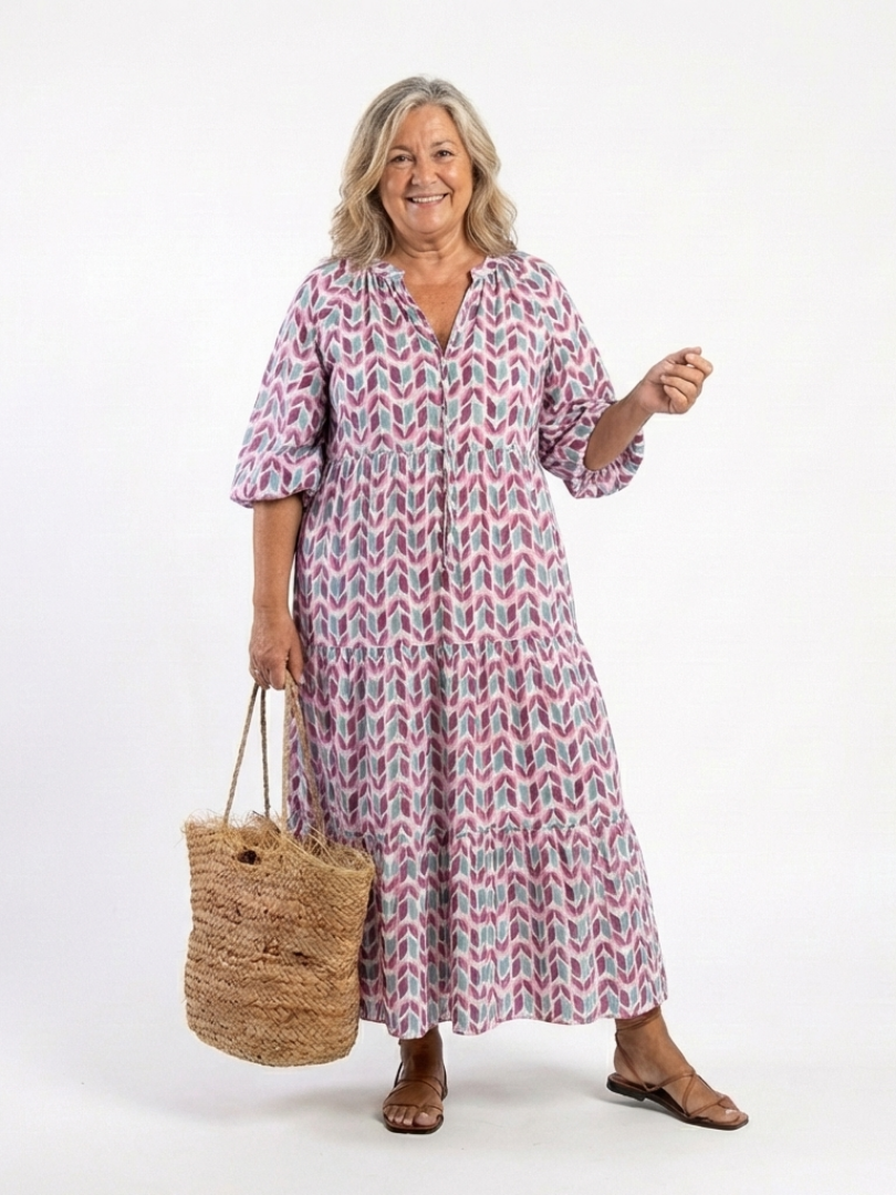 P|H - Long Sleeve Midi Dress Mireya