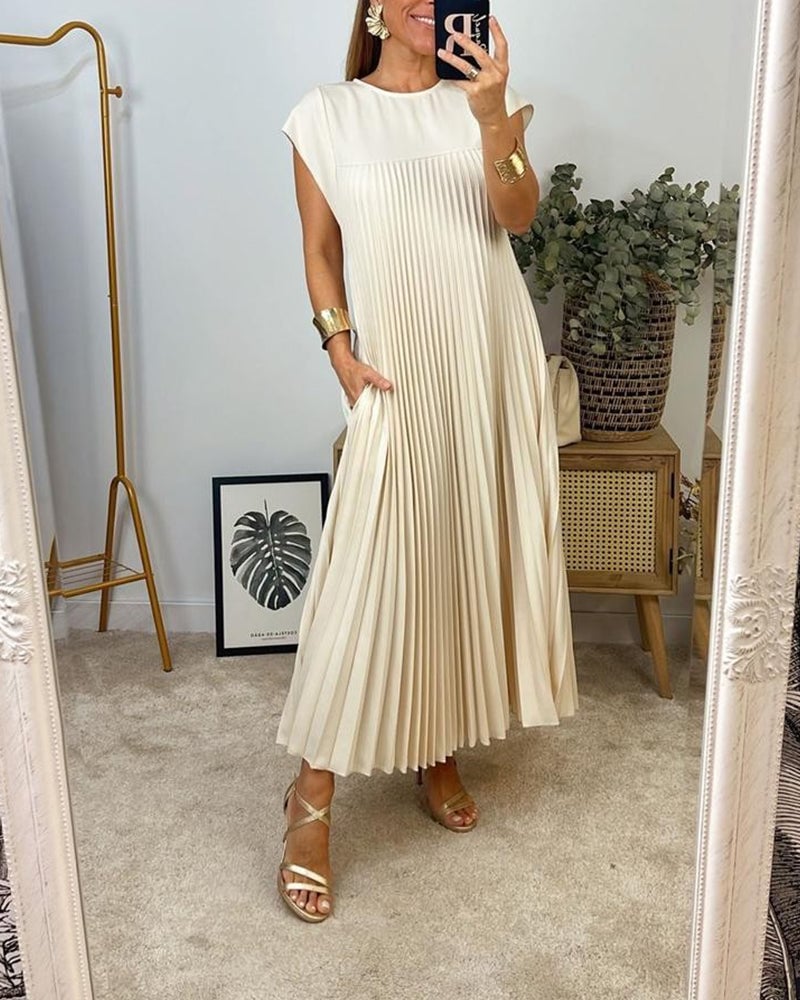 P|H - Pleated Dress Iris