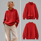 P|H - Relaxed Mock Neck Knit Sweater Ruth