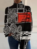 P|H - Modern Art Knit Turtleneck Kathleen