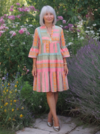 P|H - Geometric Print Dress Maelle