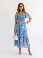P|H - Off-Shoulder Floral Midi Dress Odette