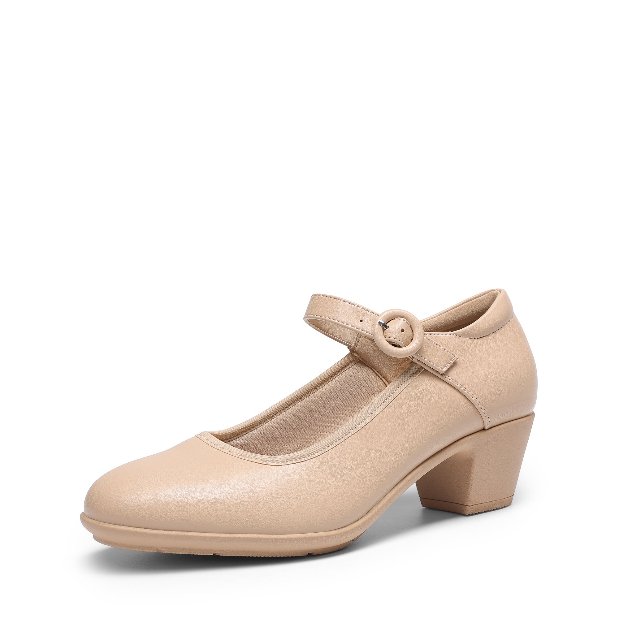 P|H - Cushioned Mary Jane Block Heels Donna