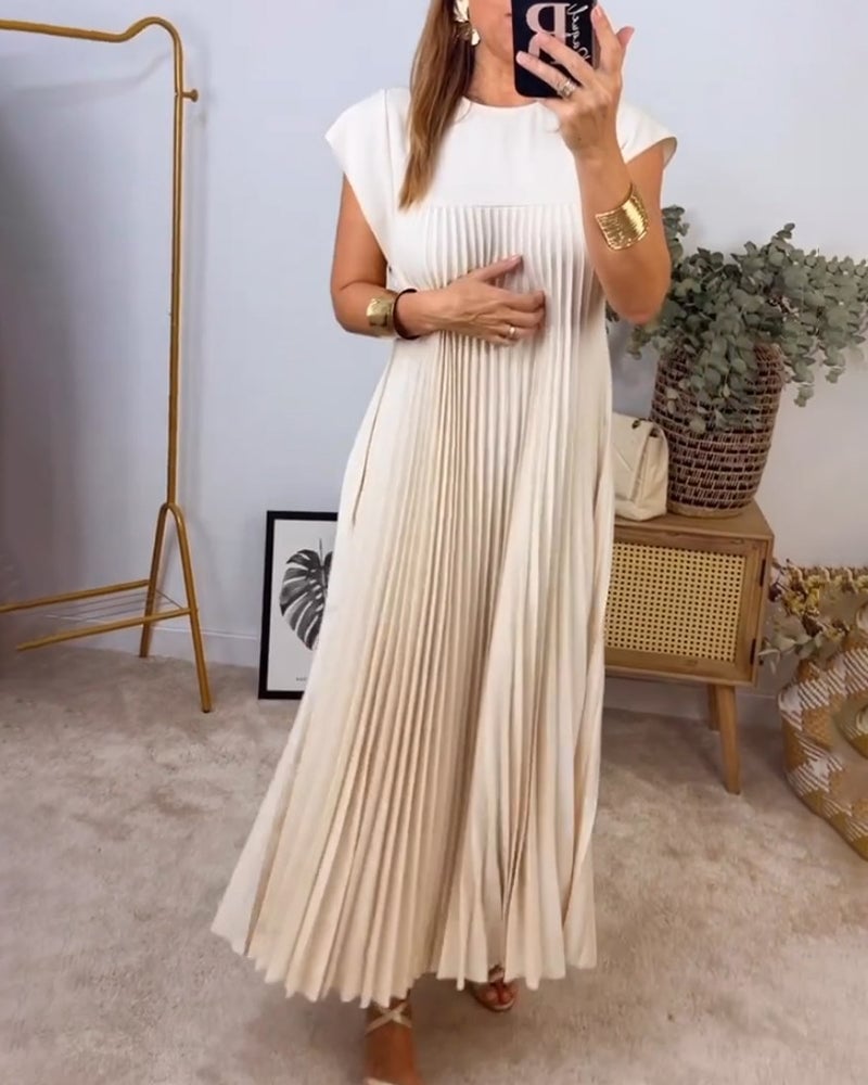 P|H - Pleated Dress Iris