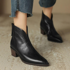 P|H - Elegant Leather Ankle Boots Natalie