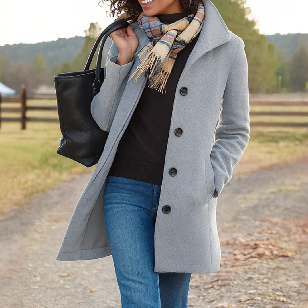 P|H - Classic Single-Breasted Coat Joyce