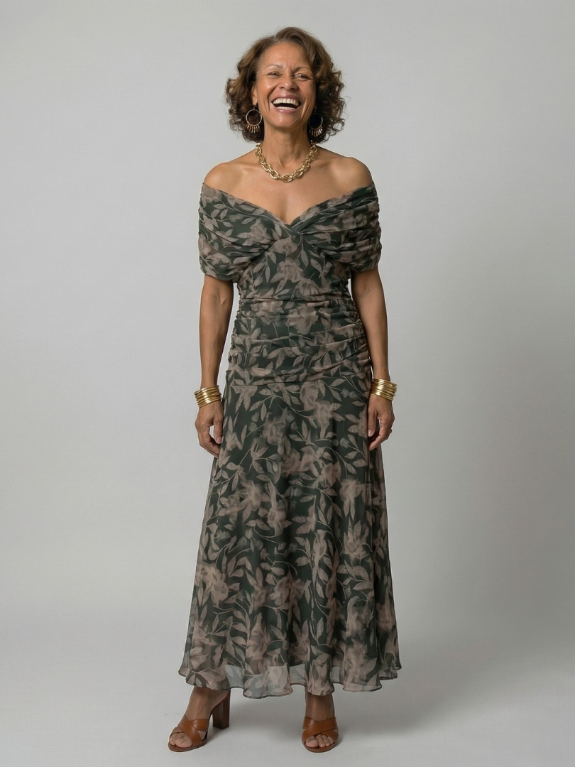 P|H - Off-Shoulder Midi Dress Madison
